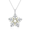 Pave Snowflake Pendant