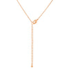 Rose Gold Finish Intiial Q Pendant