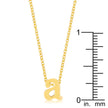 Golden Initial A Pendant