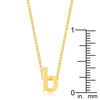 Golden Initial B Pendant