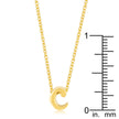 Golden Initial C Pendant