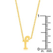 Golden Initial F Pendant