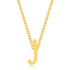 Golden Initial J Pendant