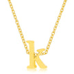 Golden Initial K Pendant