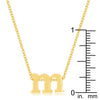 Golden Initial M Pendant