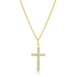 Simple Golden Cross Pendant