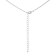 Simple Rhodium Plated Cross Pendant