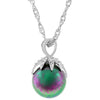 Leafed Tahitian Pearl Pendant