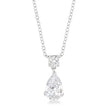 Chandelier Pear Cubic Zirconia Pendant