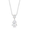 Chandelier Pear Cubic Zirconia Pendant