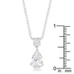 Chandelier Pear Cubic Zirconia Pendant