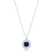 Bella Bridal Pendant in Blue