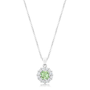 Bella Bridal Pendant in Peridot