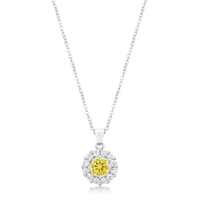 Bella Bridal Pendant in Yellow