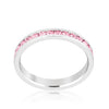 Stylish Stackables Pink Crystal Ring