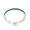 Stylish Stackables Emerald Crystal Ring