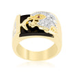 Cubic Zirconia Eagle Mens Ring