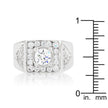 Brilliant Mens Cubic Zirconia Ring