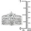 Formal Rhodium Plated Engagement Set