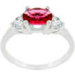 Oval Quartet Cubic Zirconia Ring