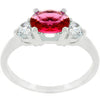 Oval Quartet Cubic Zirconia Ring