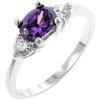 Oval Sonnet Cubic Zirconia Ring