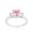 Mini Pink Ice Triplet Ring