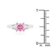 Mini Pink Ice Triplet Ring