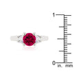 Mini Pink Tourmaline Triplet Ring