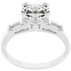 Classic Triple White Engagement Ring