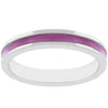 Fuchsia Enamel Eternity Ring