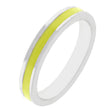 Yellow Enamel Eternity Ring