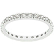 Clear Cubic Zirconia Eternity Ring