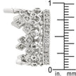 Cubic Zirconia Crown Eternity Ring