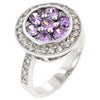 Amethyst Purple Lily Ring