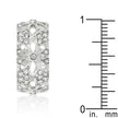 Crystal Floral Filigree Band