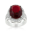 Ruby Red Cocktail Ring