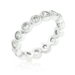 Linked Bezel Eternity Band