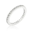 Delicate Cubic Zirconia Eternity Band