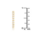 Goldtone Cubic Zirconia Eternity Band