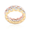 Tri-tone Stackable Rings