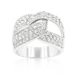 Cubic Zirconia Knot Ring