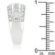 3-Row Cubic Zirconia Band