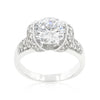 Tension Set Cubic Zirconia Engagement Ring