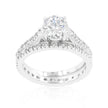 Glistening Engagement Ring Set