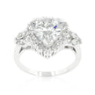 Heart Halo Engagement Ring