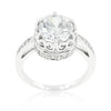 Royal Crest Filigree Cubic Zirconia Ring