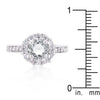 Bella Birthstone Engagement Ring in Clear