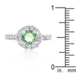 Bella Birthstone Engagement Ring in Green