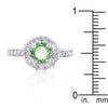 Bella Birthstone Engagement Ring in Green